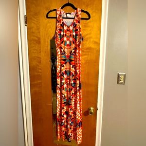 Multi colored maxi dress